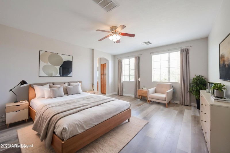 Virtually Staged Primary-Bedroom