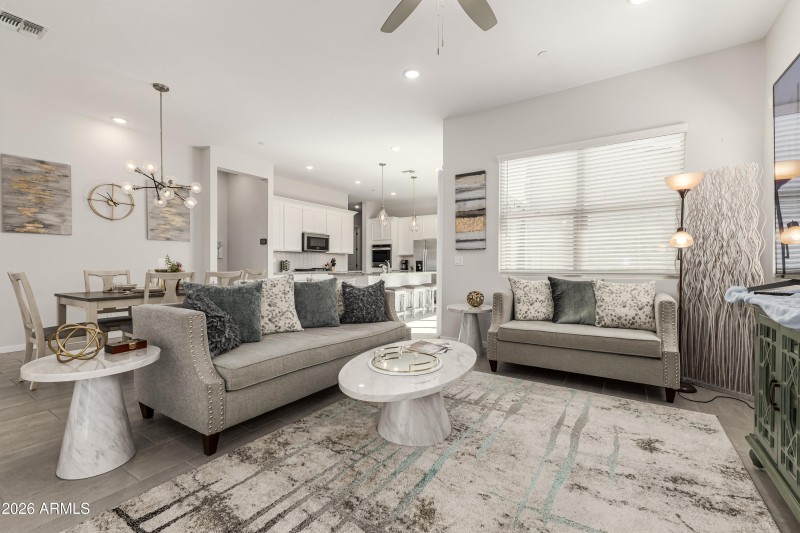 Great Room - Light and Bright