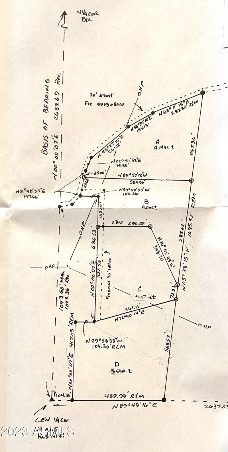 Hannon Ranch; Parcel Map; 012623;