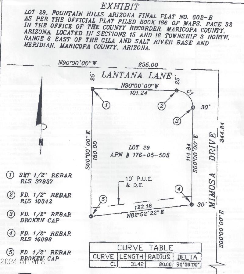 boundary Lantana lot 29