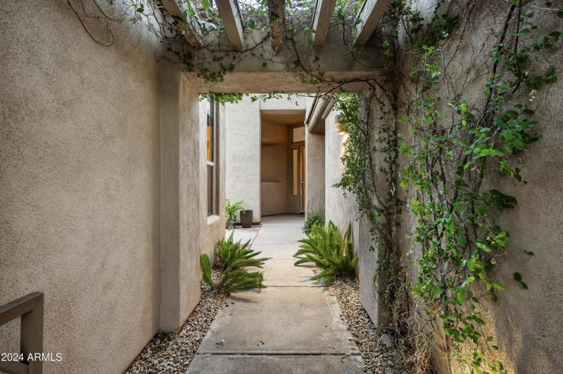 Gated Courtyard Entry
