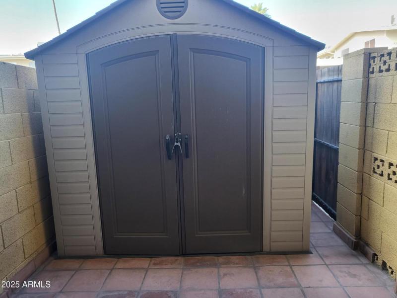 ADDED SHED STAYS