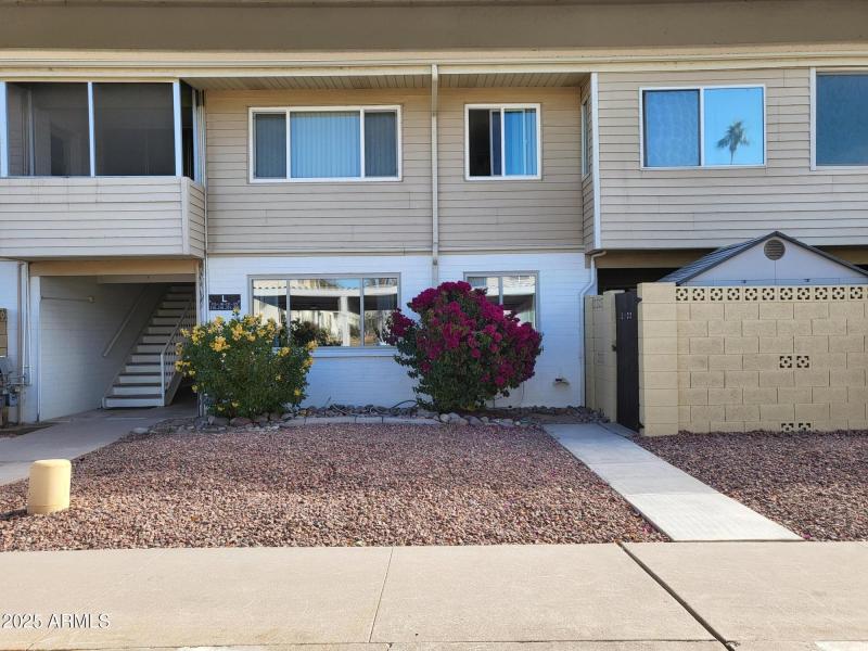 FRONT OF UNIT & PATIO