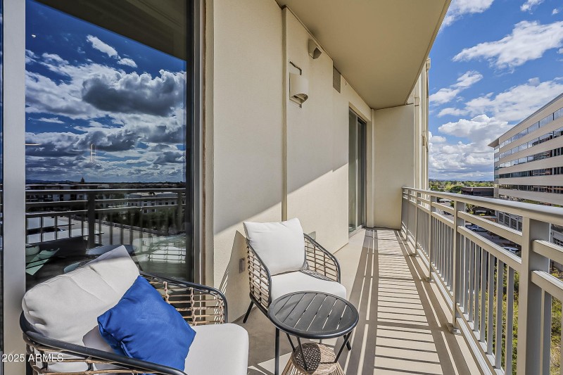 Balcony Facing South