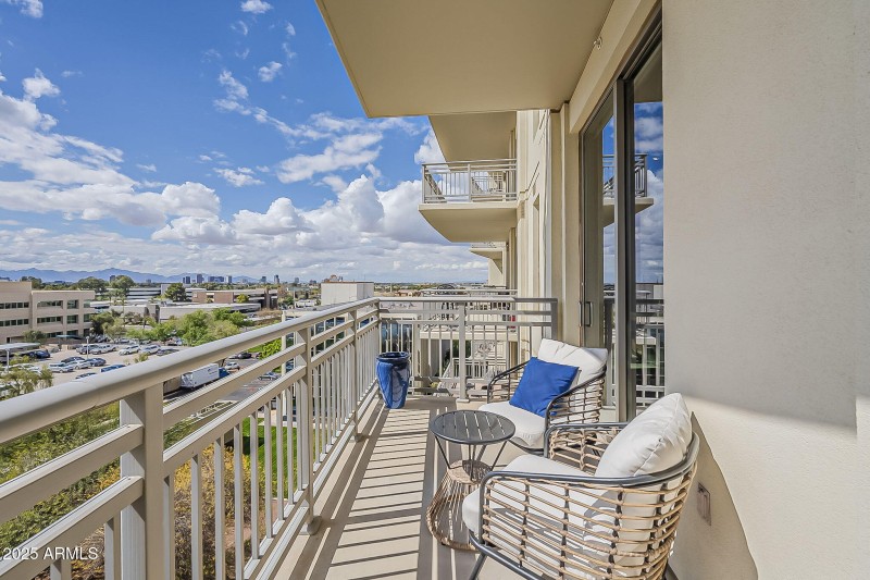 Balcony Facing South
