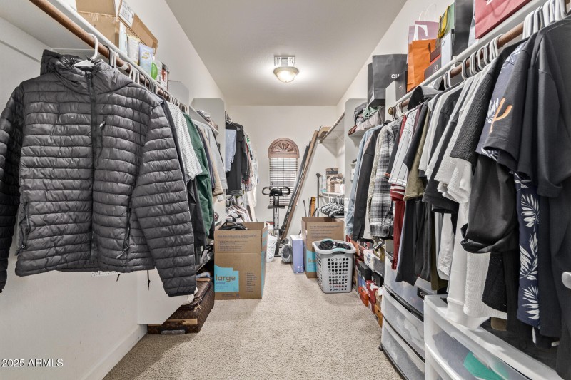 Spacious Walk-In Closet