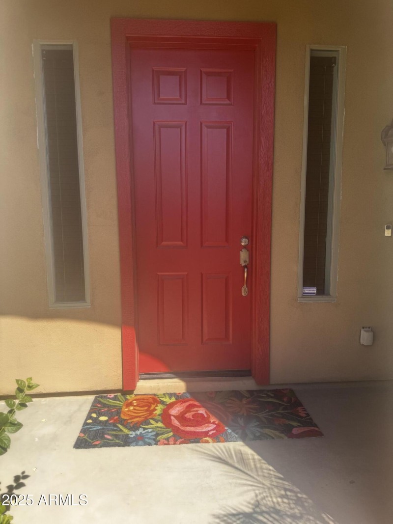 Welcoming Red Front Door