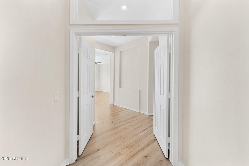 French doors flank the Primary suite