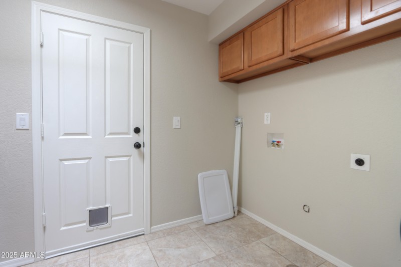 Laundry with storage (not in photo)