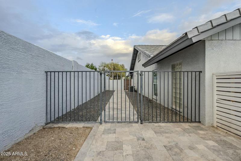 Large Side Yard with Walkway