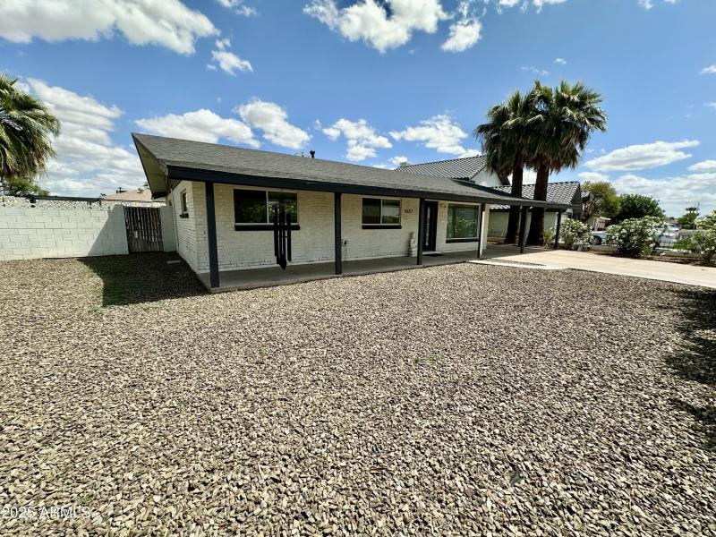 Large front yard