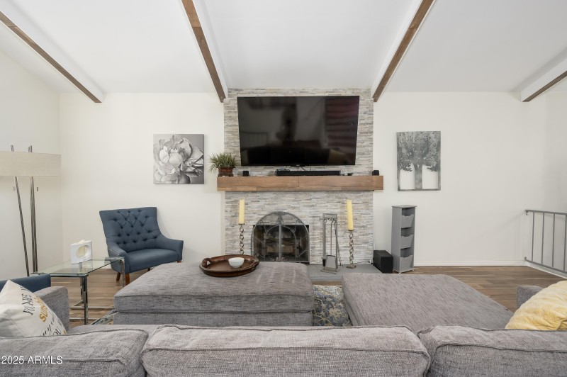 LIV RM FIREPLACE