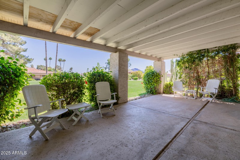 Back patio
