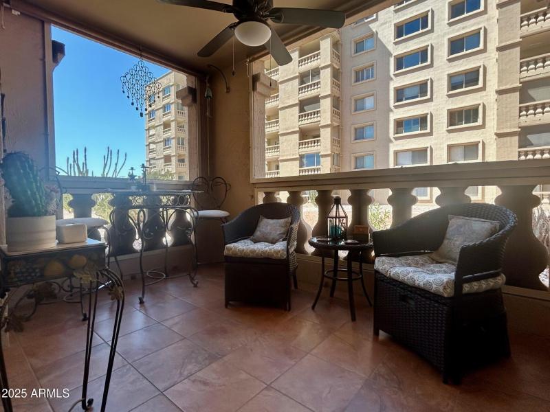 Screened in Patio with View