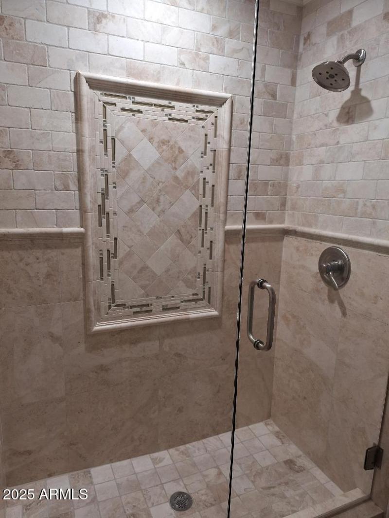 downstairs bathroom shower new