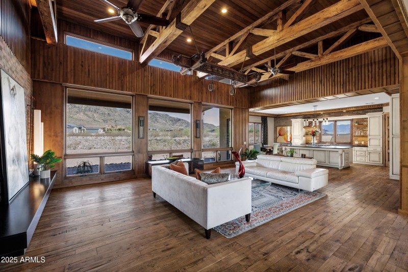 Living Room with Mountain Views