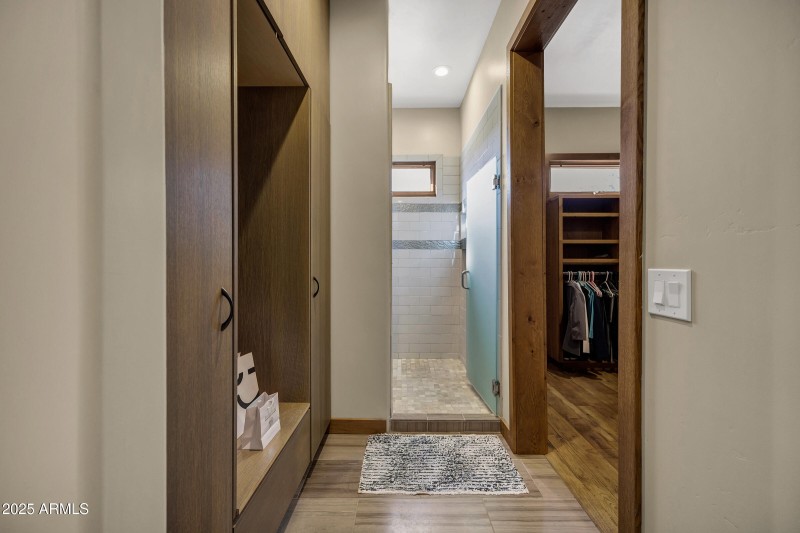 Closet Space in Primary Bathroom