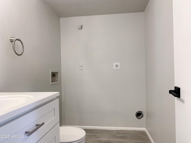 Half Bath and Laundry