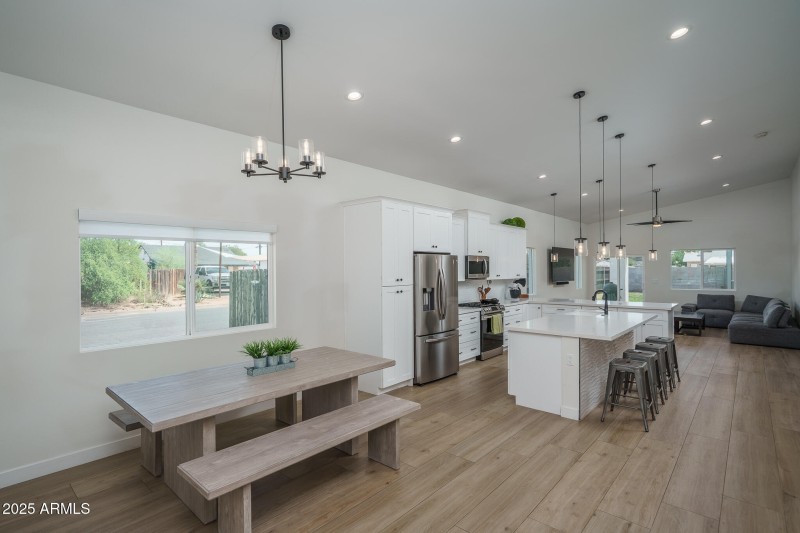 3) DINING TO KITCHEN