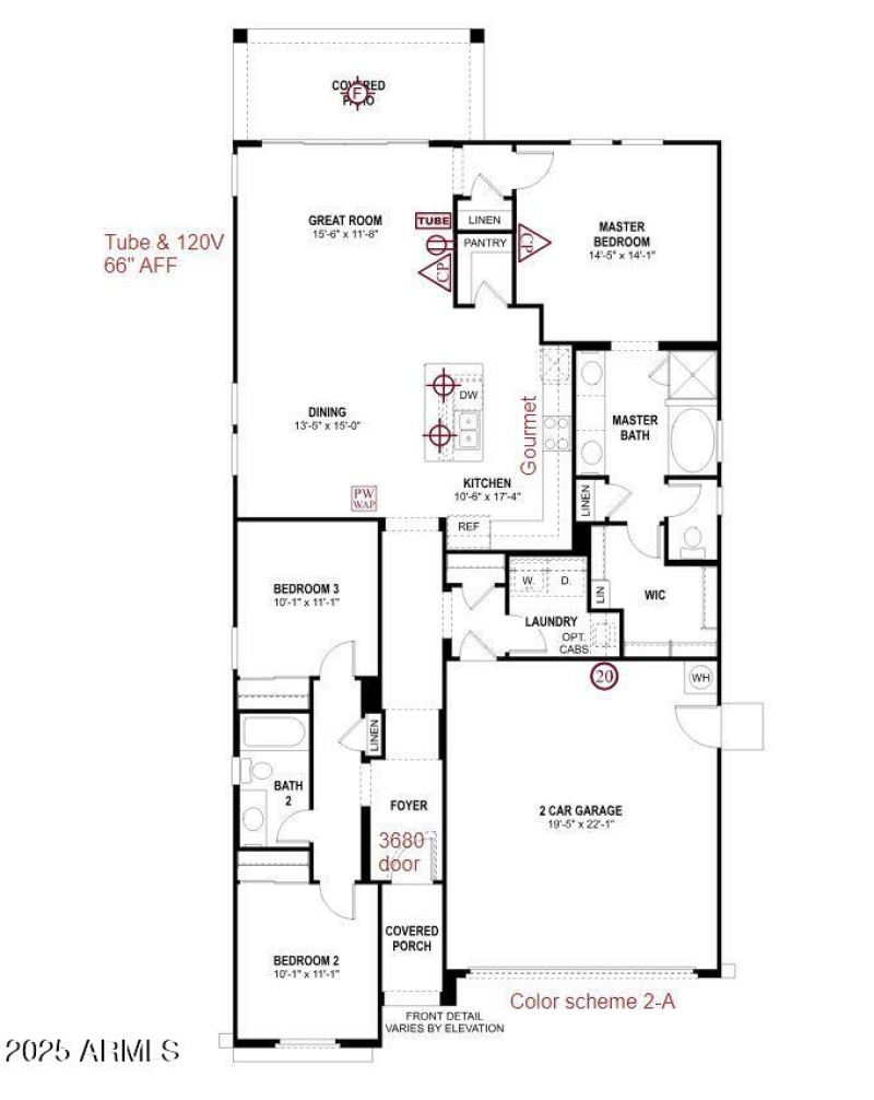 Lot 583 floor plan