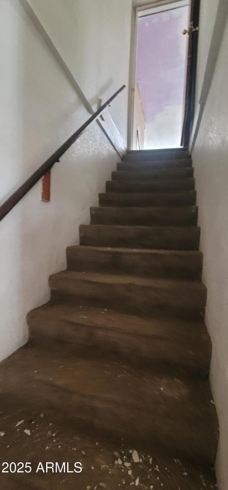 Stairs leading to upper level