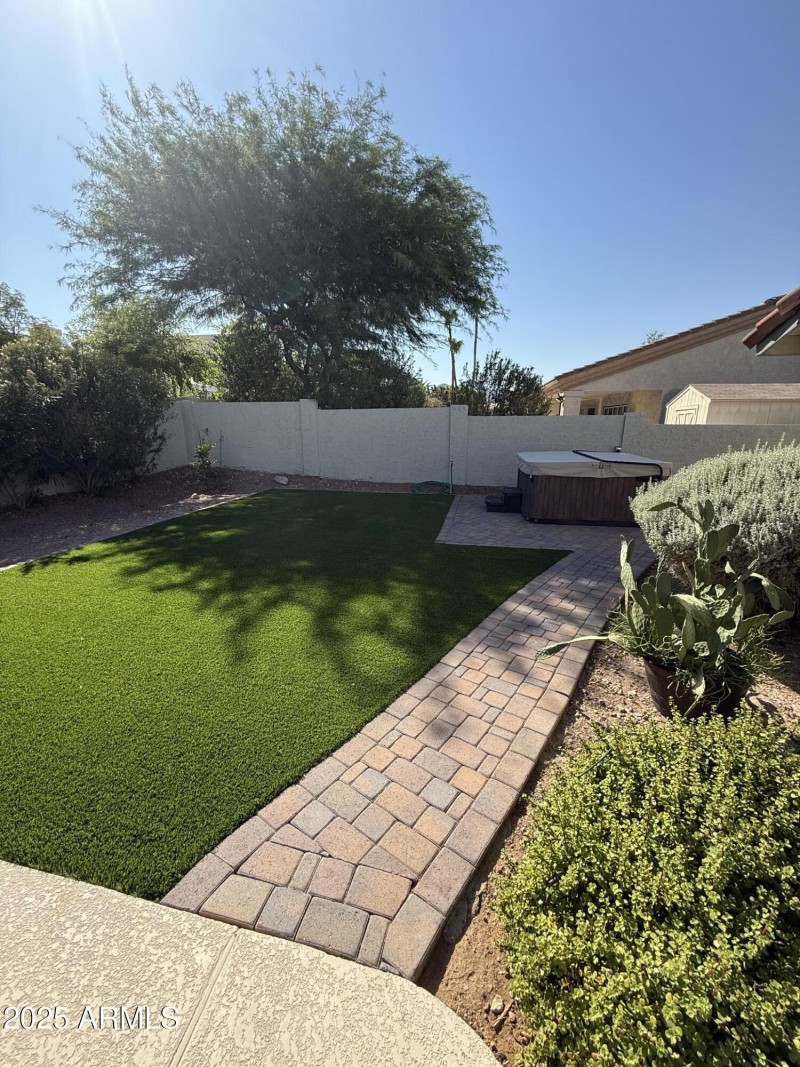 Side Yard by Pool