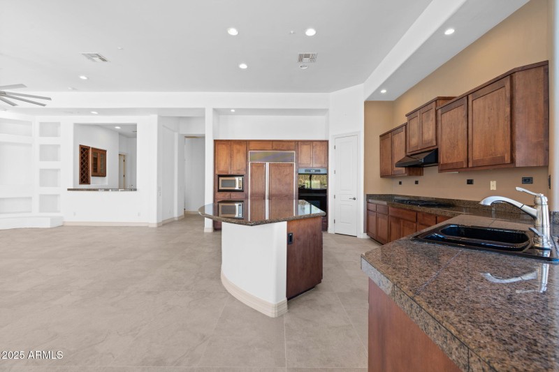 kitchen to great room view