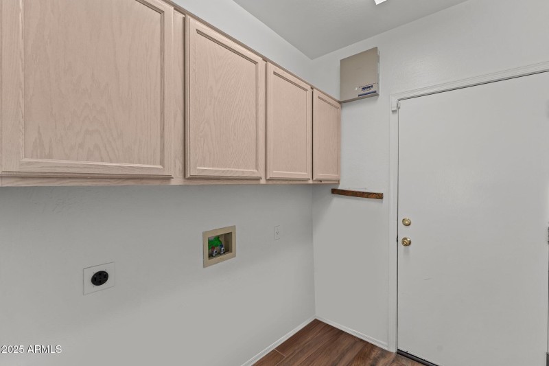 Laundry room/garage door