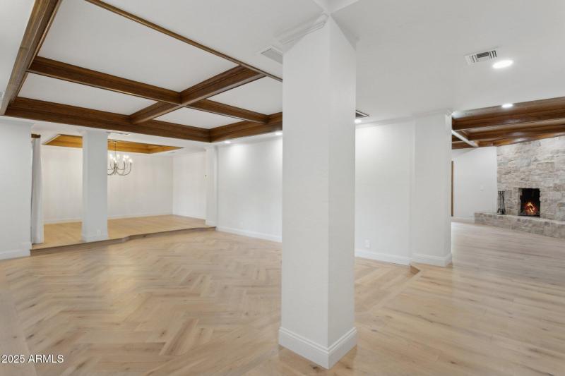 Formal living and dining rooms