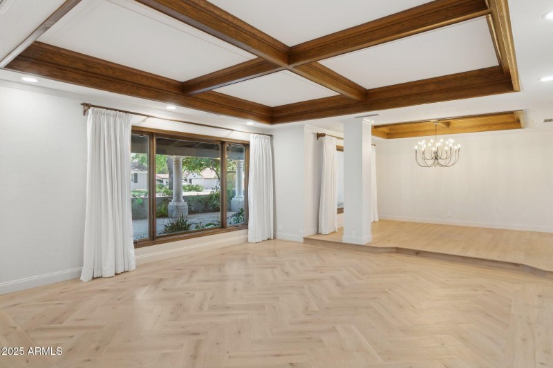 coffered ceilings