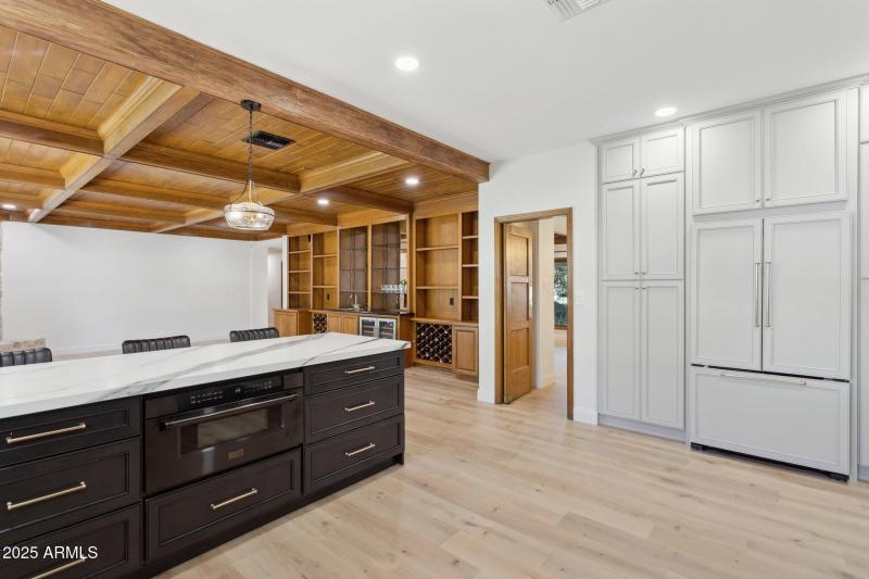 Paneled refrigerator