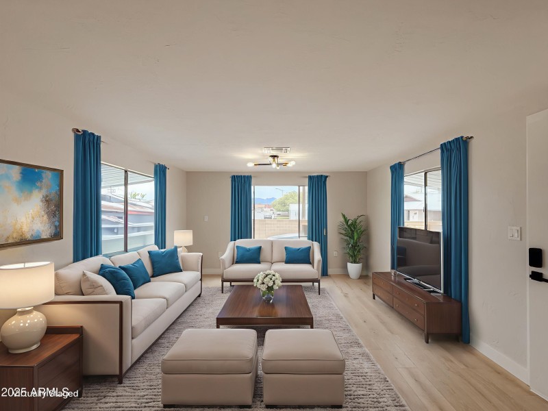 Living Room - Virtually Staged