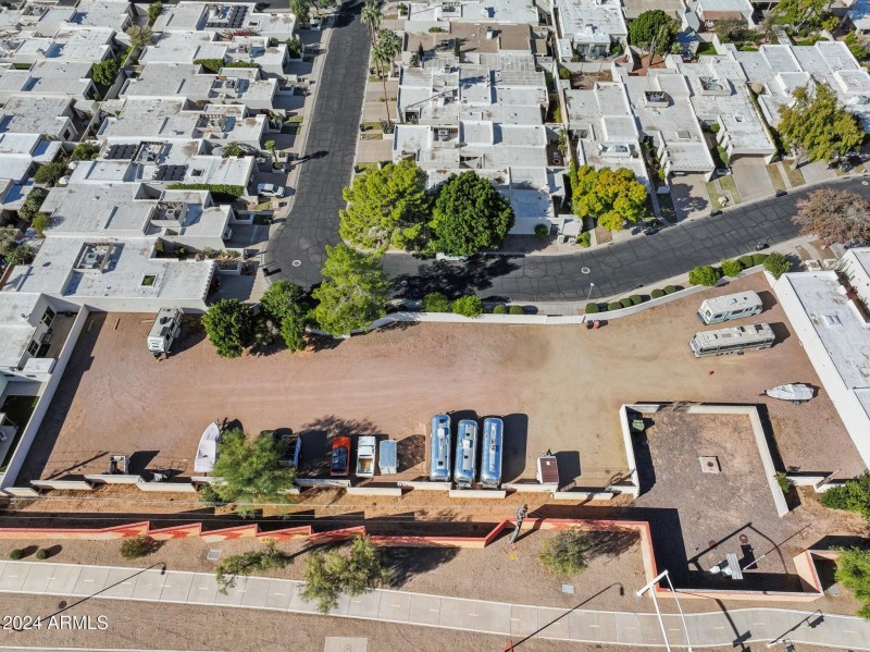 Private RV storage lot