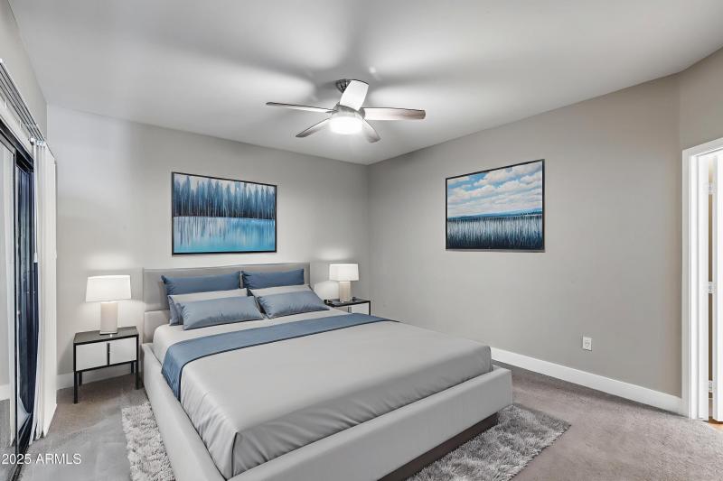 Primary Bedroom - Virtually Staged