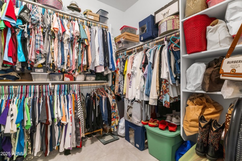 Spacious Primary Closet