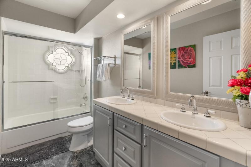 Secondary bathroom