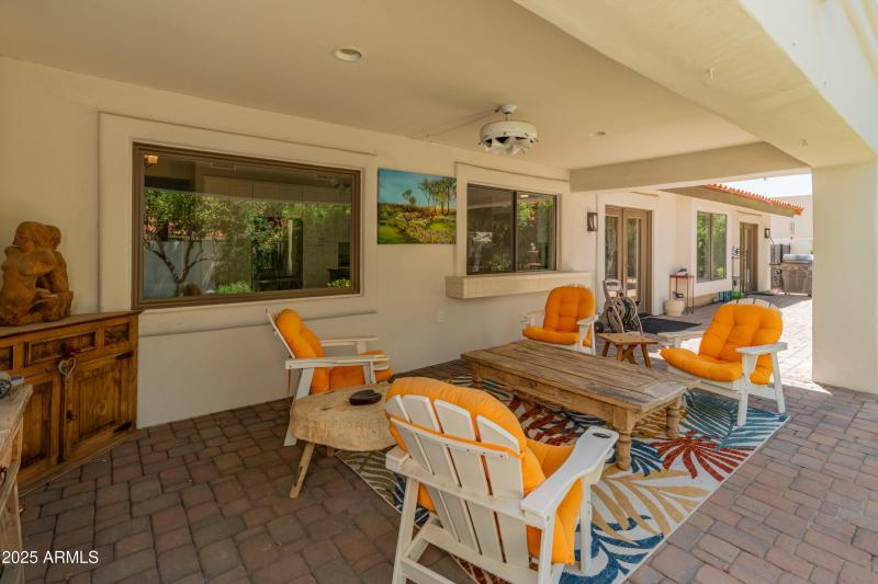 Covered patio