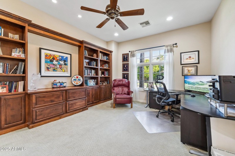 Office with Built-Ins