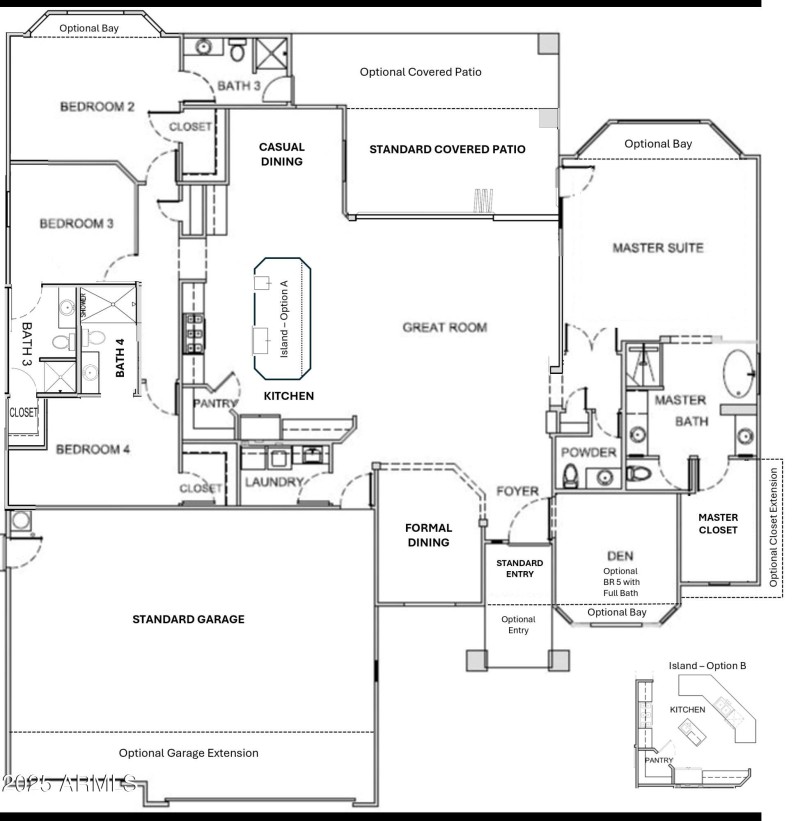 Floor Plan with Options