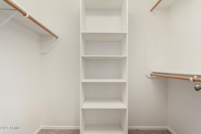Walk-In Closet with Shelving