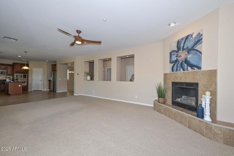 Family Room-Fireplace