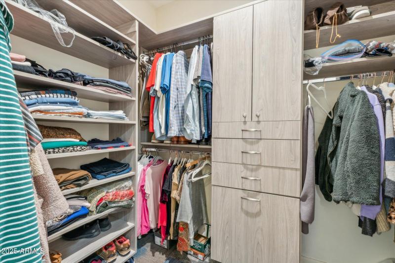 Walk in Primary Closet