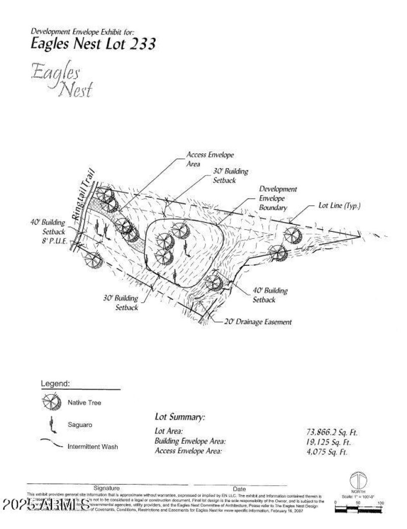 Build envelope lot 233