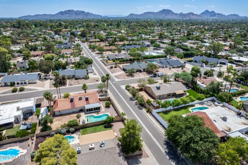 Aerial View of Neighborhood