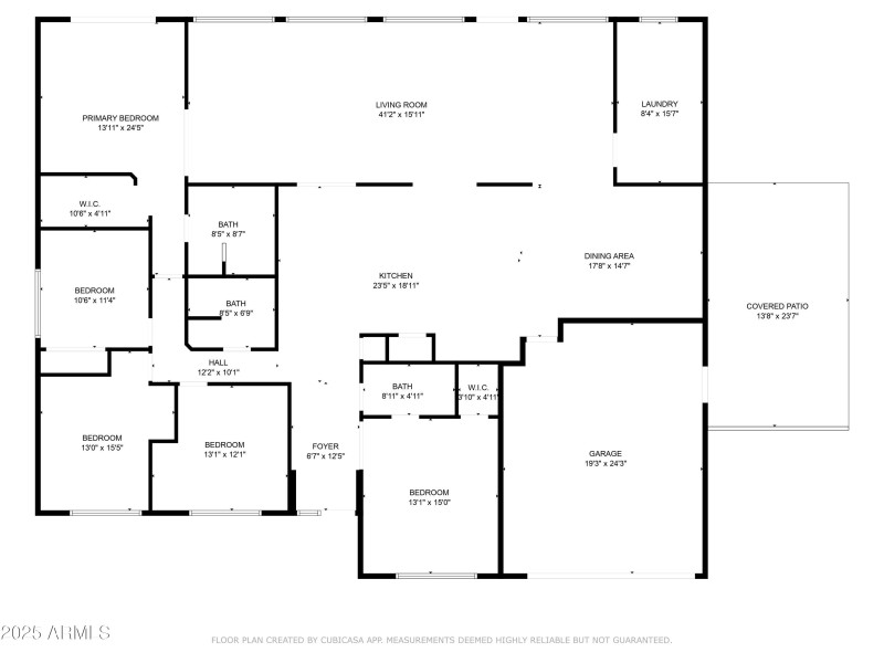 2D Floor Plan for 2425 West Impala Circl