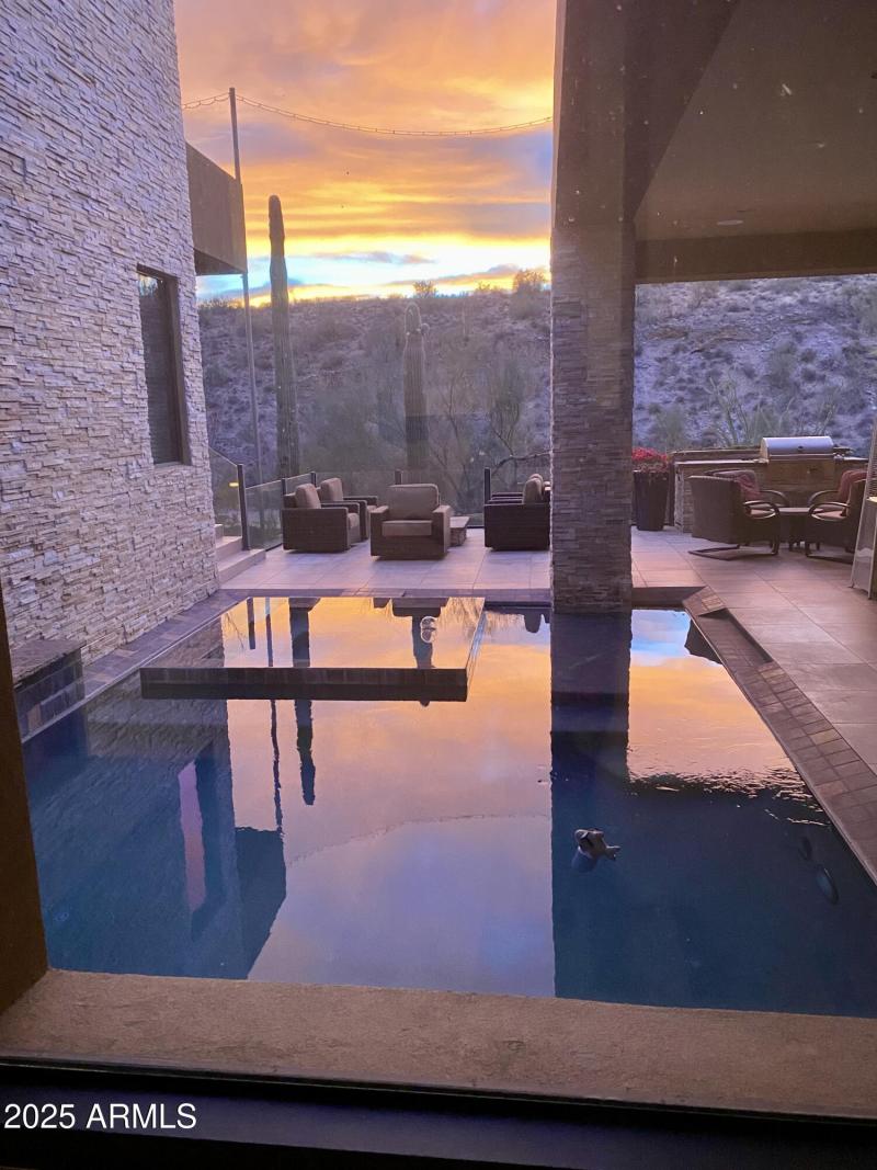 VIEW FROM DESK IN OFFICE