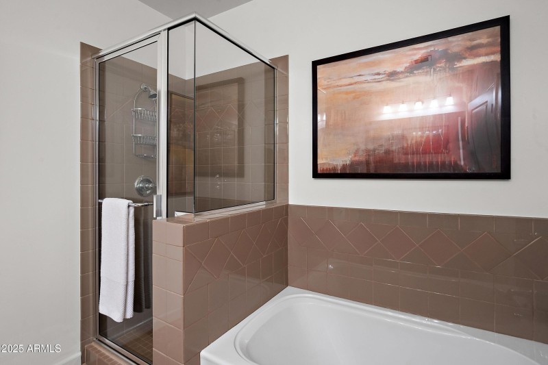 Separate Shower & Tub