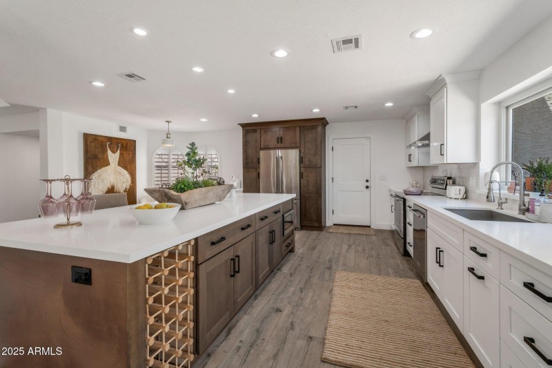 Kitchen from Breakfast Seating