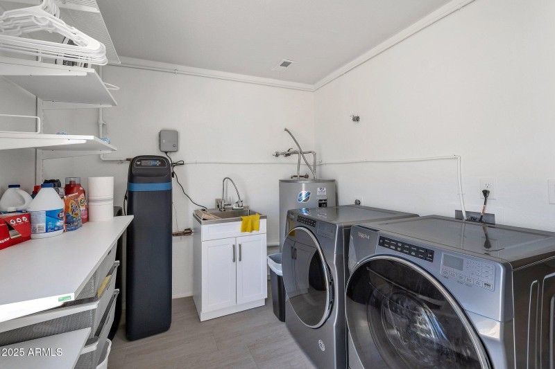 Laundry/storage & h20 treatment