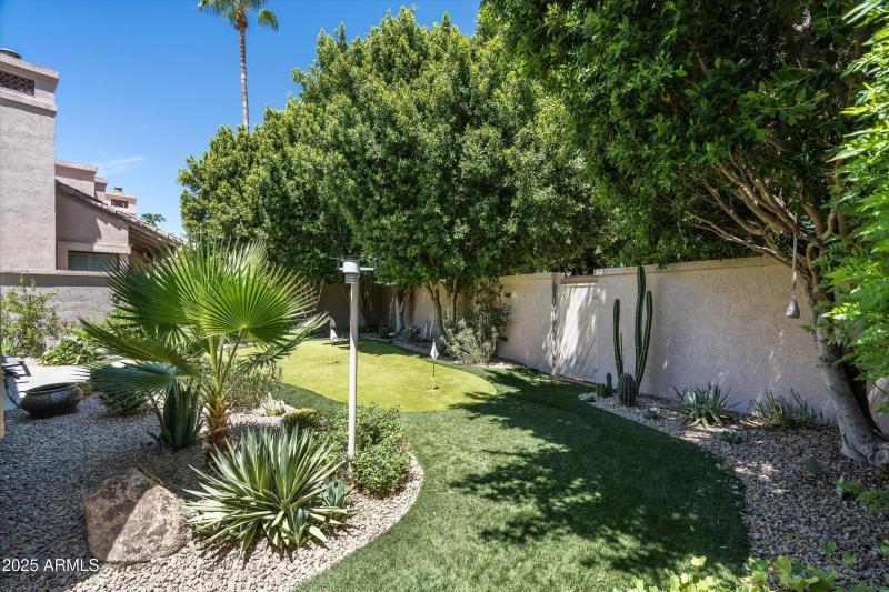 Backyard - Putting Green